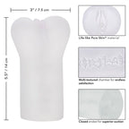 CALEXOTICS – BOUNDLESS VULVA STROKER TRANSPARENT