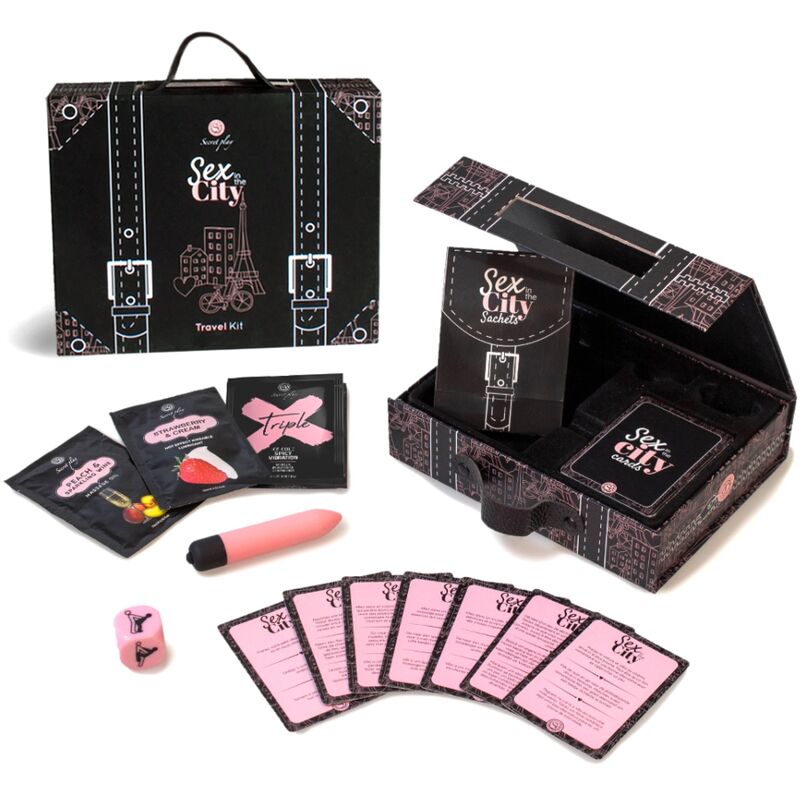 SECRETPLAY Sex in the City – Kit de voyage sexe dans la ville (es/en/de/fr/nl/pt)