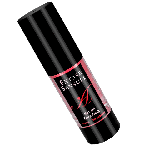 EXTASE SENSUAL – Strawberry stimulating oil heat trip 35 ml