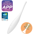 SATISFYER – VIBRATORE TWIRLING JOY CLIT TIP BIANCO