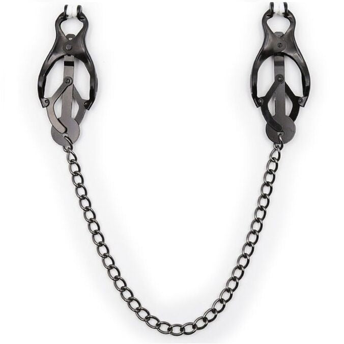 OHMAMA FETISH – JAPANESE NIPPLE Clamps WITH BLACK CHAIN