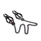 OHMAMA FETISH – JAPANESE NIPPLE Clamps WITH BLACK CHAIN