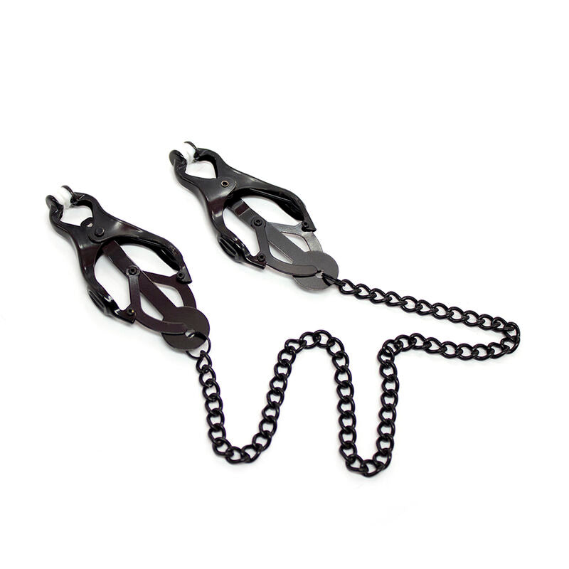 OHMAMA FETISH – JAPANESE NIPPLE Clamps WITH BLACK CHAIN