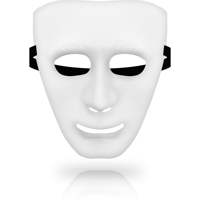 OHMAMA Maske – weiss, Einheitsgrösse