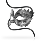 OHMAMA Maske – venezianischer Stil, silber