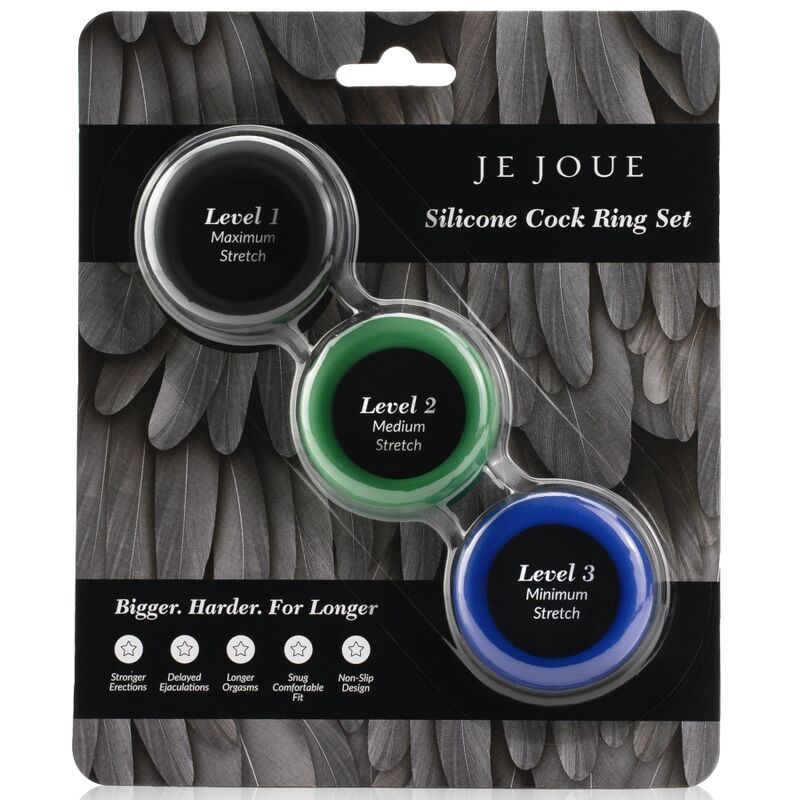 JE JOUE – Set in silicone anelli per pene in silicone