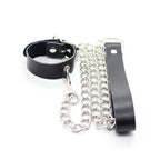 OHMAMA Fetish – Penis-Halskette mit Lederarmband und Metallkette