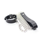 OHMAMA Fetish – Penis-Halskette mit Lederarmband und Metallkette