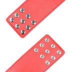 OHMAMA FETISH – Red handcuffs with snap closure