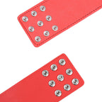 OHMAMA FETISH – Red handcuffs with snap closure