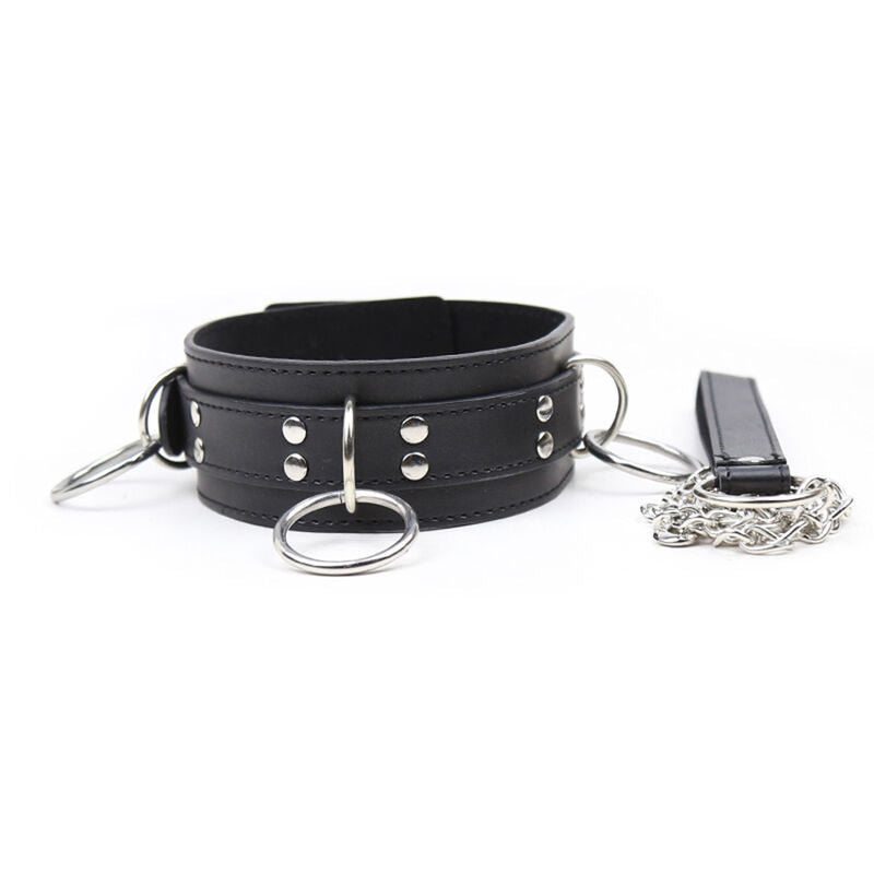 OHMAMA Fetish Submission – Collana di sottomissione con 3 anelli