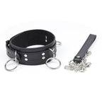 OHMAMA Fetish Submission – Collana di sottomissione con 3 anelli