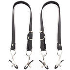 OHMAMA FETISH – CLITORIS CLAMPS WITH LEG STRAPS