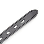 OHMAMA FETISH – Silicone ball gag with leather belt (padlock included)