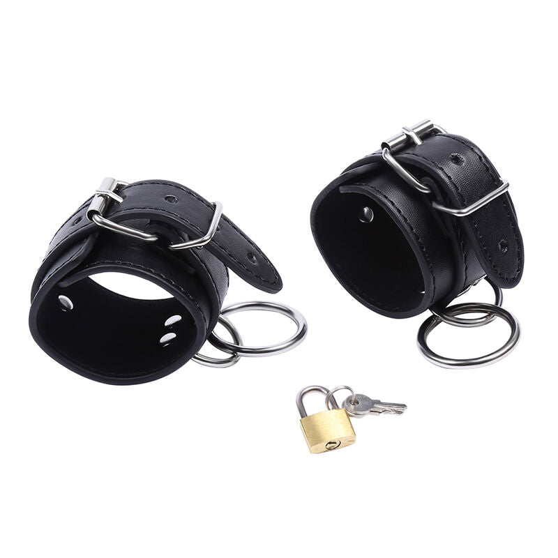 OHMAMA FETISH – O-ring retenues de poignet verrouillées