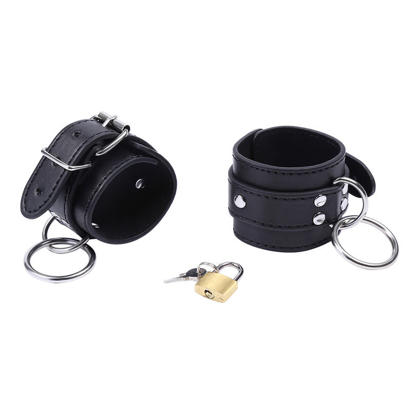 OHMAMA FETISH – O-ring retenues de poignet verrouillées