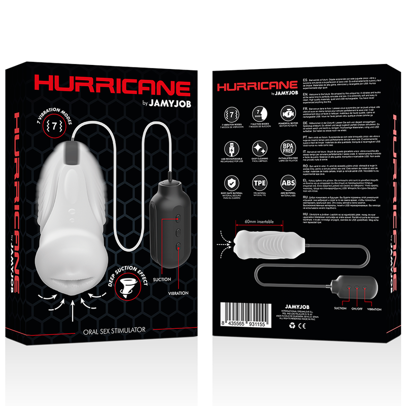 JAMYJOB Hurricane – Oral sex suction