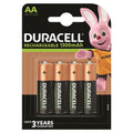 DURACELL – Batteria ricaricabile HR6 AA, 1300 mAh, 4 pezzi