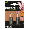 DURACELL – Wiederaufladbare Batterie HR6 AA, 2500 mAh, 2 Stück