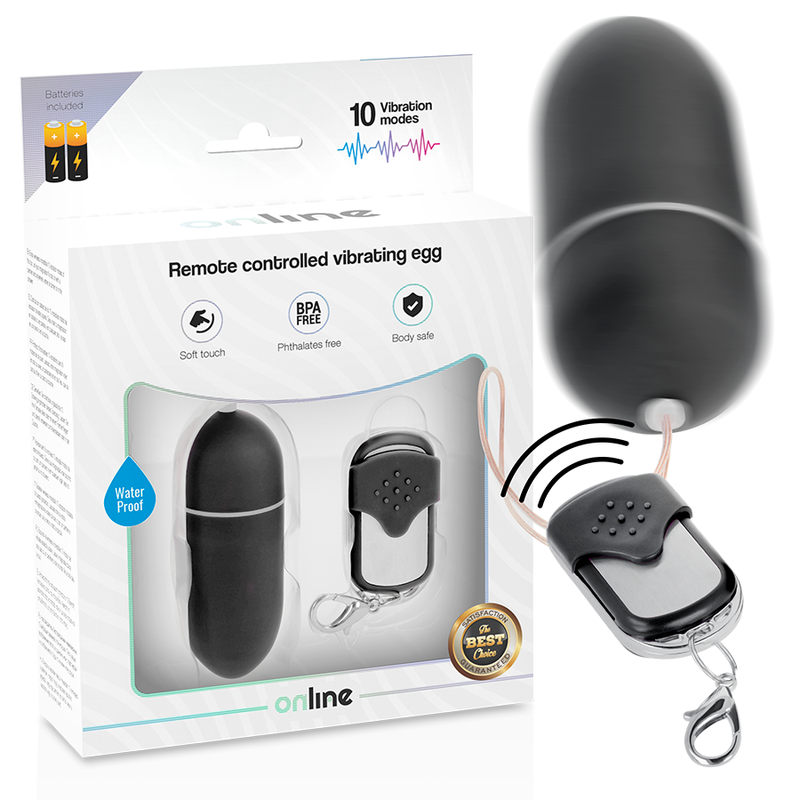 ONLINE – REMOTE CONTROL VIBRATING EGG L