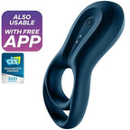 SATISFYER Epic Duo – Ring vibrator App blue