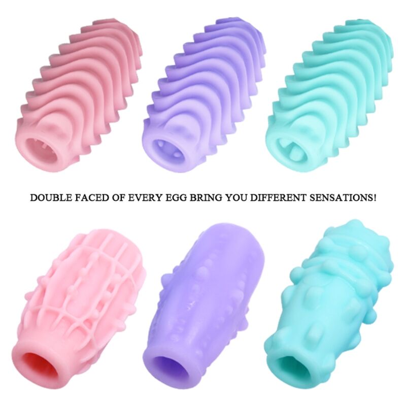 PRETTY LOVE – DOUBLE SIDED MASTURBATOR EGG 15 UNITS