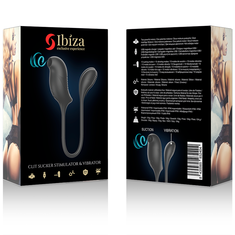 Ibiza – Klitoris-Saug- und Vibrationsstimulator