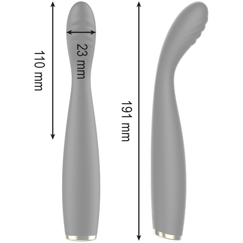 Ibiza – Vibratore flessibile per il punto G con stimolatore rabbit