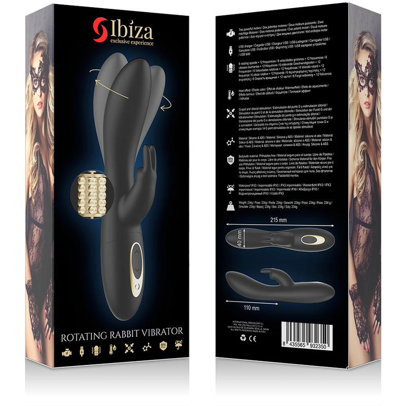 Ibiza Euphoric Spinning Rabbit – Rotating-bead rabbit vibrator