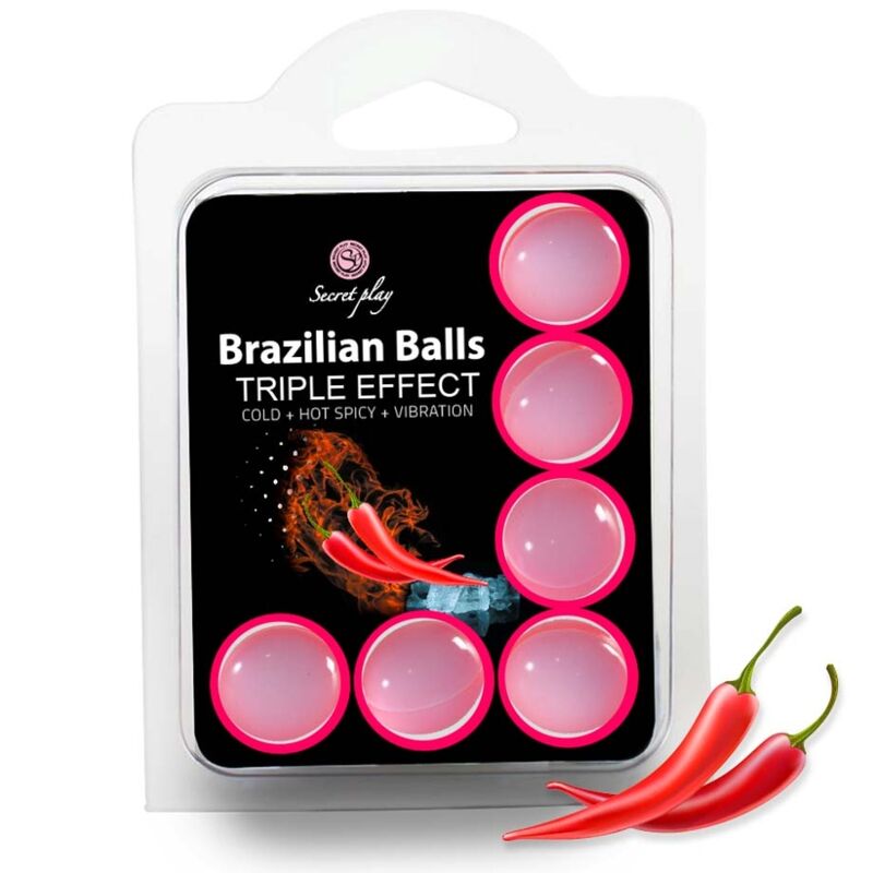 SECRETPLAY – SET BRAZILIAN BALLS TRIPLE EFFECT