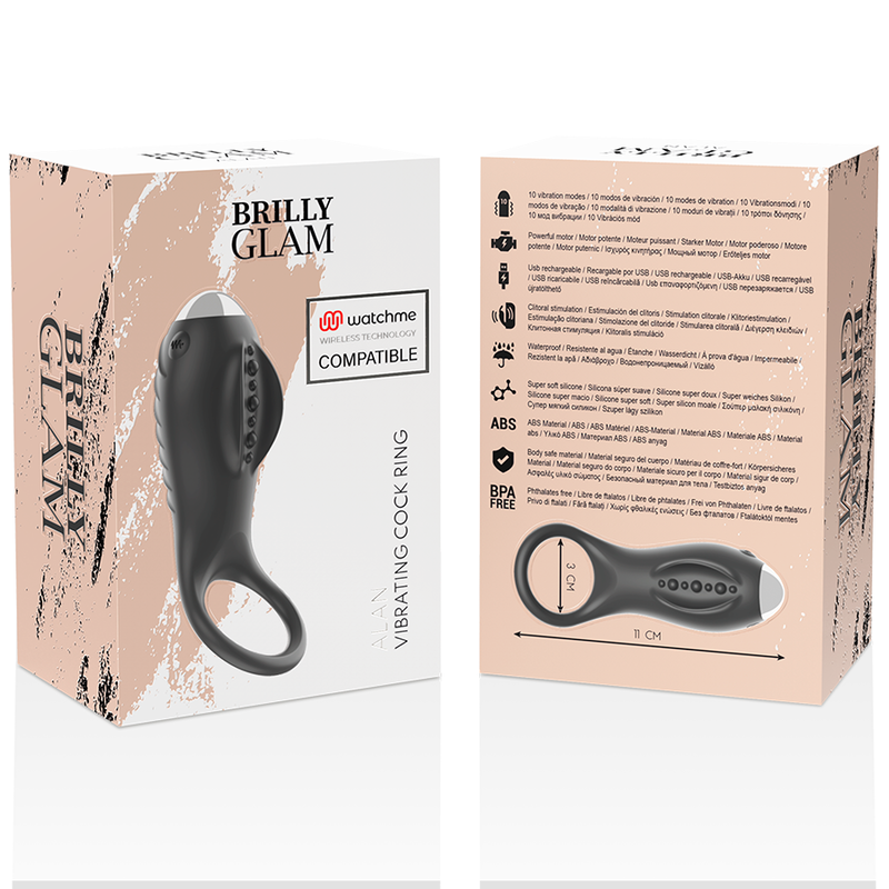 BRILLY GLAM Alan – Anneau + télécommande watchme