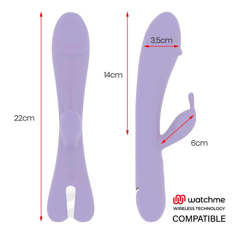 MR. BOSS Aitor – Rabbit-Vibrator mit Watchme-Fernbedienung