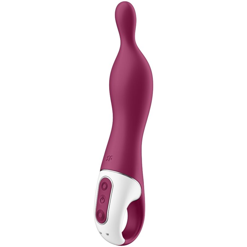 SATISFYER A-Mazing 1 – Vibrateur pour le point A, couleur baie