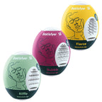 SATISFYER – 3 MASTURBATOR EGGS RIFFLE, BUBBLE & FIERCE