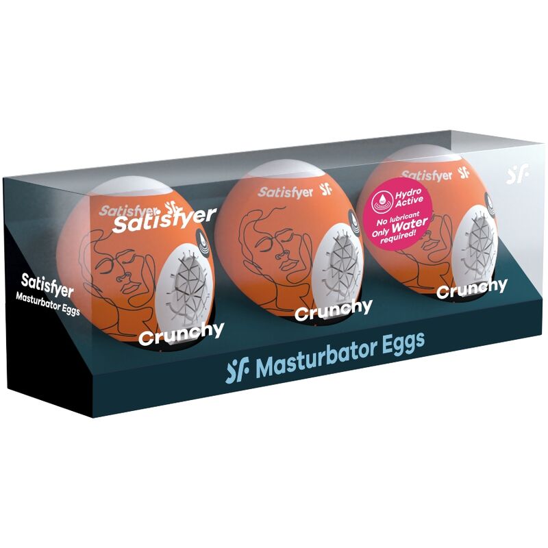 SATISFYER – 3 UOVA MASTURBATORI CRUNCHY