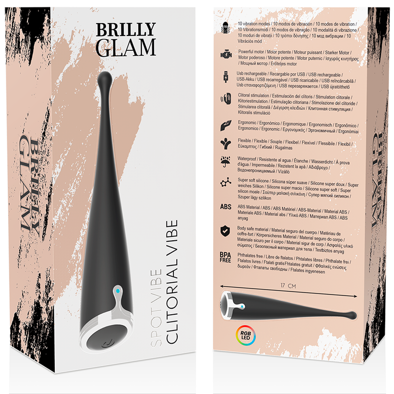 BRILLY GLAM Spot Vibe – Clitorial noir