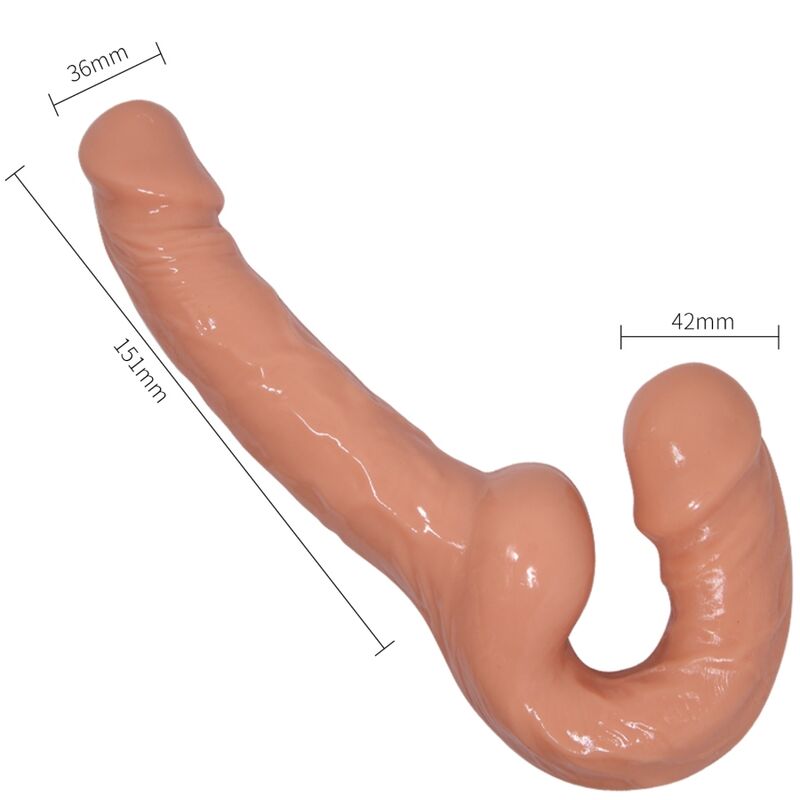 BAILE Ultra Leidenschaftlich – Doppeldildo mit Gurt