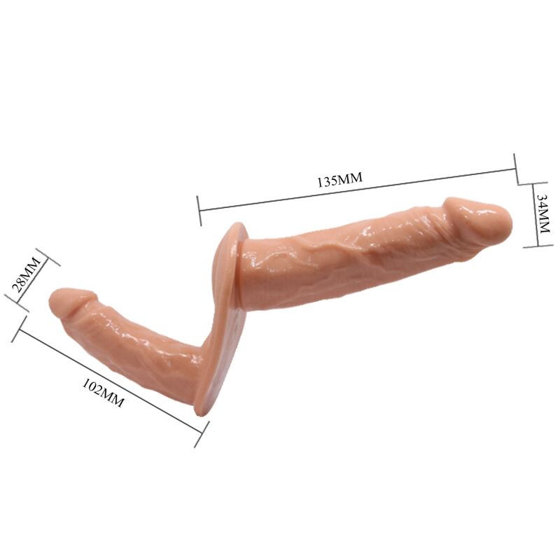 BAILE – Ballo Ultra appassionata doppi dildos con imbracatura