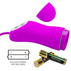 PRETTY LOVE – Bullet-Vibrator mit Saugfunktion, 12 Modi, Lila