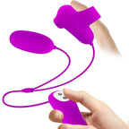 PRETTY LOVE – Bullet-Vibrator mit Saugfunktion, 12 Modi, Lila