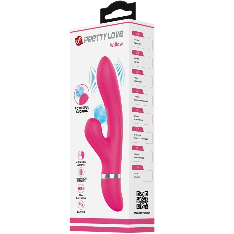 PRETTY LOVE Willow – Vibrateur et aspiration  rabbit
