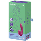 SATISFYER – APPLICATION SUNRAY STIMULATEUR ET VIBRATEUR ROUGE