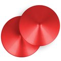 Ohmama Fetish – Nippel-Cover in Rot, rund
