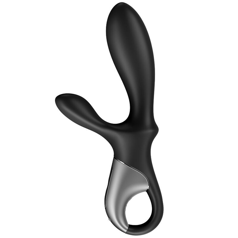 SATISFYER Heat Climax+ – Analvibrator mit Wärmefunktion und App, schwarz