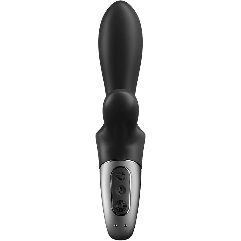 SATISFYER Heat Climax+ – Analvibrator mit Wärmefunktion und App, schwarz