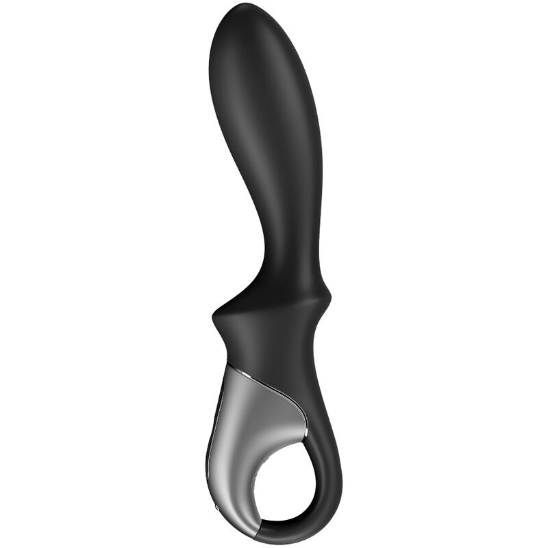SATISFYER Heat Climax – Analvibrator mit Wärmefunktion und App, schwarz