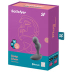 SATISFYER Deep Diver Connect App – Analvibrator, grau