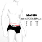 MACHO – SLEEP MS24R ROUGE FONCÉ XL