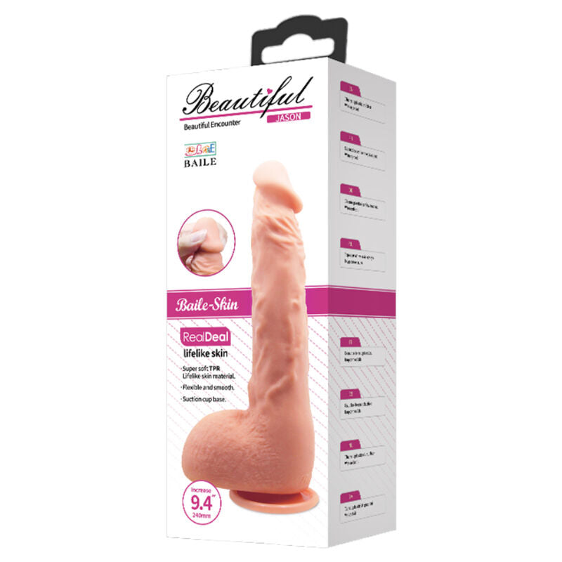 BAILE Jason – Dildo realistico  naturale 24 cm