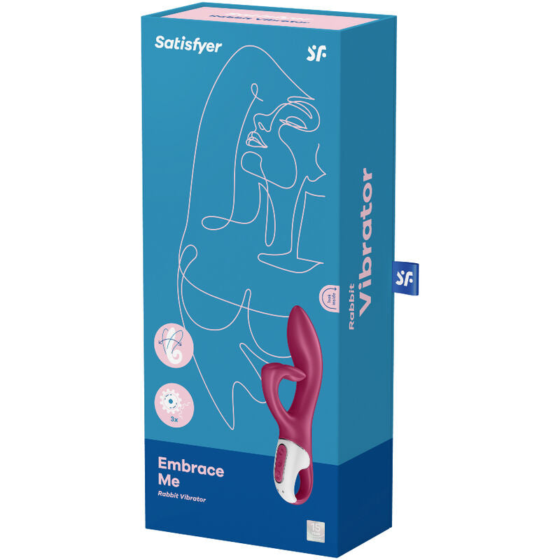 SATISFYER – EMBRACE ME GSPOT VIBRATOR BERRY